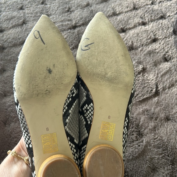 Jeffrey Campbell snakeskin modern heel pointy toe size 8 - Picture 7 of 7